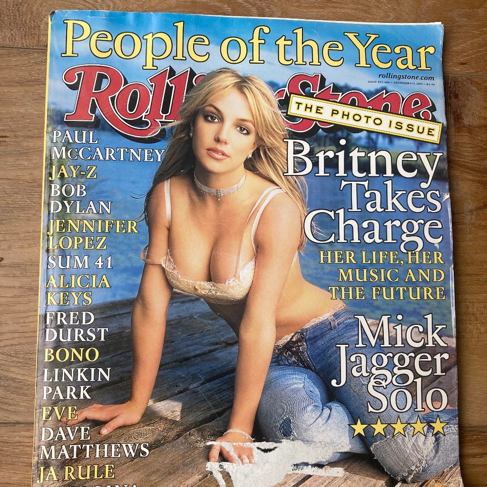 Brittney Spears Rolling Stone December 6-13 2001